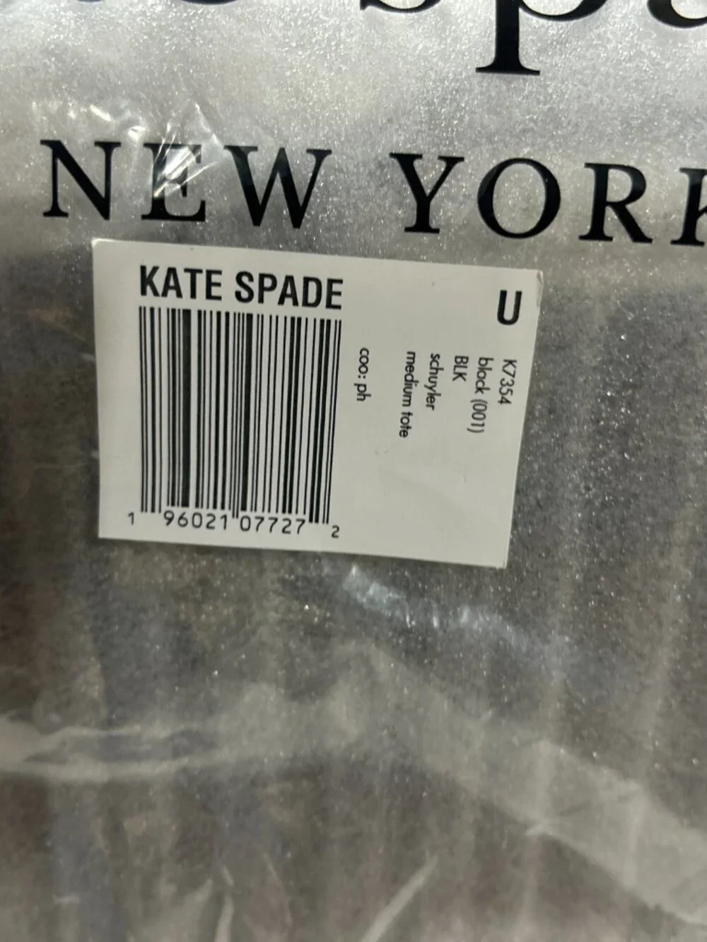 Kate Spade New York Schuyler Medium Tote Black Saffiano – New